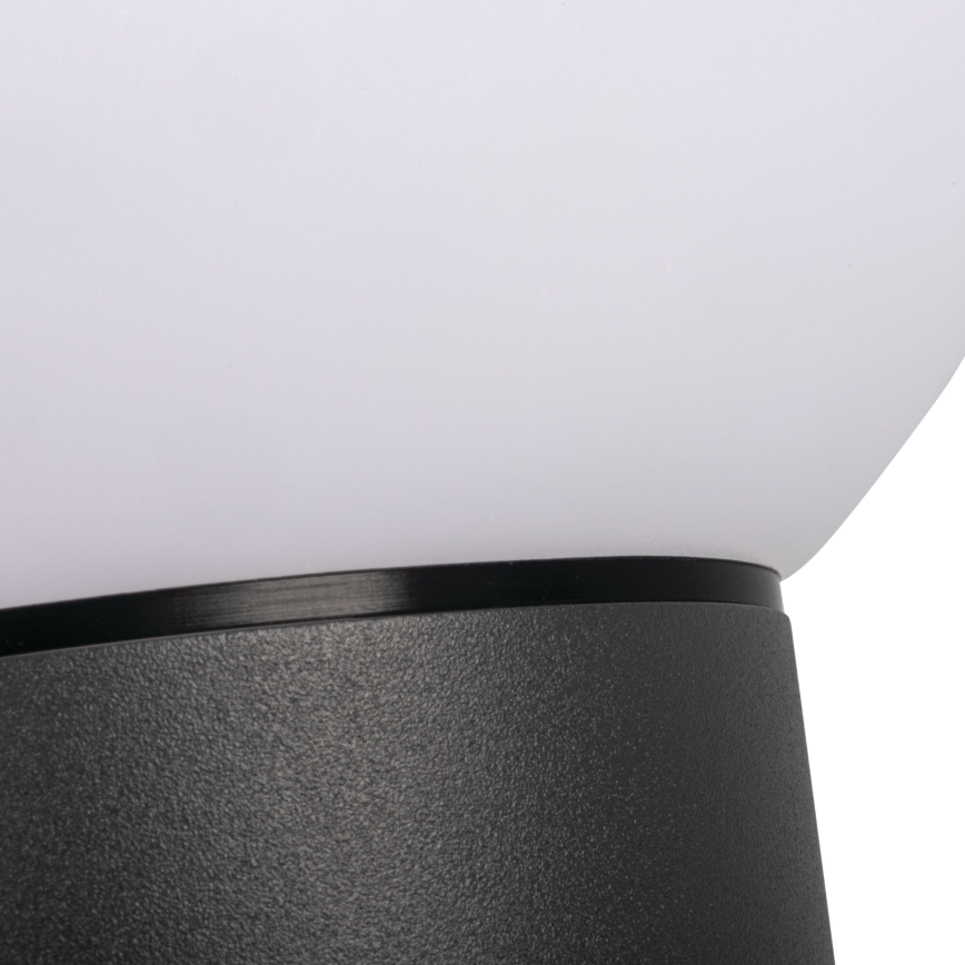 Lauko šviestuvas su judesio ir sutemų jutikliu STONO 1xE27/15W/230V 50 cm IP65 antracitas