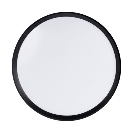 Dimeruojamas LED lubinis šviestuvas LIXAN LED/65W/230V 3000-6500K skers. 48,6 cm balta/juoda + su nuotoliniu pulteliu