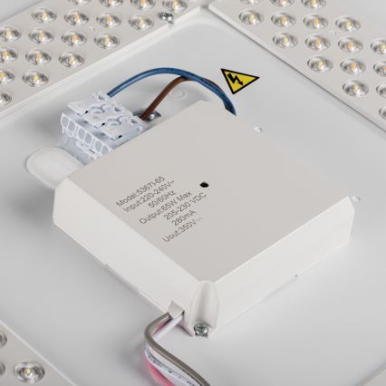 Dimeruojamas LED lubinis šviestuvas LIXAN LED/65W/230V 3000-6500K skers. 48,6 cm balta/juoda + su nuotoliniu pulteliu