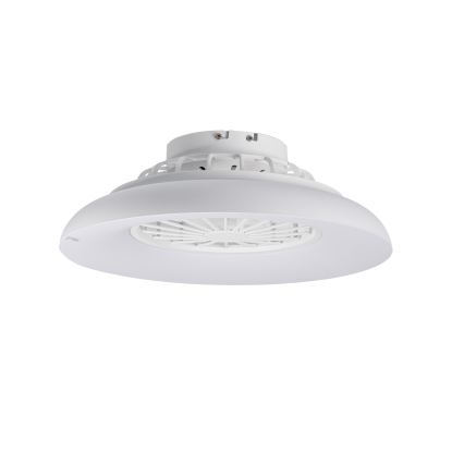 LED RGBW reguliuojamas lubinis šviestuvas su ventiliatoriumi PLAVE PAN LED/24W/230V 3000-6500K skersmuo 48,5 cm, baltas + nuotolinis valdymas