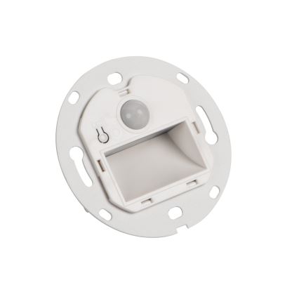 LED laiptų šviestuvas su judesio ir sutemų jutikliu MAGNIK LED/1,7W/230V 2700/3300/3900/4600/5700K juodas kampuotas