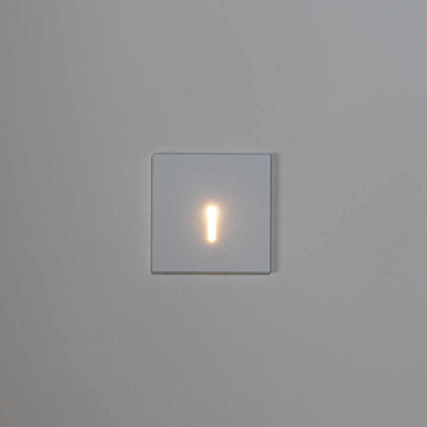 LED Laiptų šviestuvas MAGNIK LED/1,7W/230V 2700/3300/3900/4600/5700K baltas kampuotas