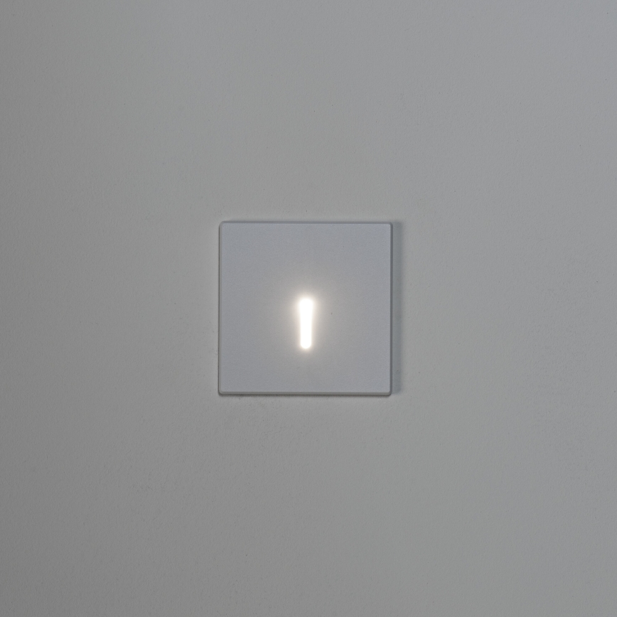LED Laiptų šviestuvas MAGNIK LED/1,7W/230V 2700/3300/3900/4600/5700K baltas kampuotas
