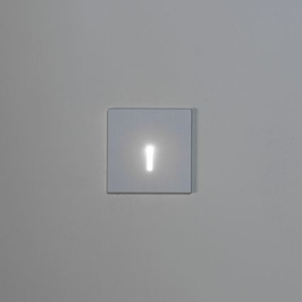 LED Laiptų šviestuvas MAGNIK LED/1,7W/230V 2700/3300/3900/4600/5700K baltas kampuotas