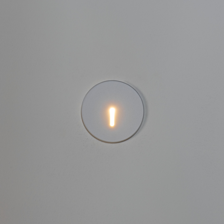 LED laiptų šviestuvas MAGNIK LED/1,7W/230V 2700/3300/3900/4600/5700K baltas apvalus