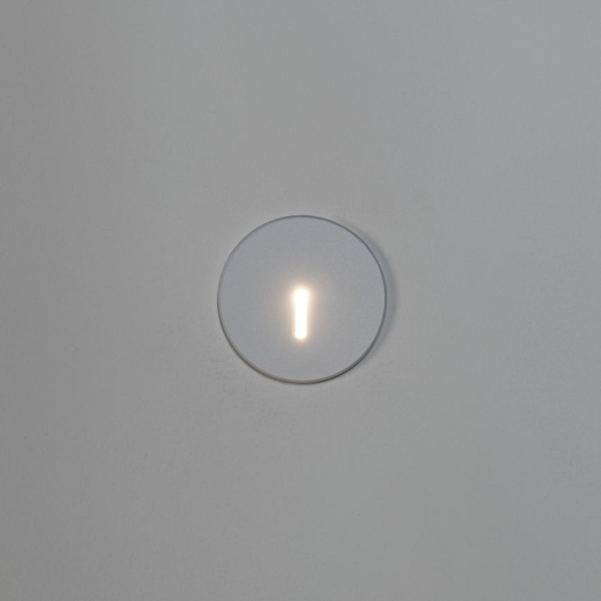 LED laiptų šviestuvas MAGNIK LED/1,7W/230V 2700/3300/3900/4600/5700K baltas apvalus