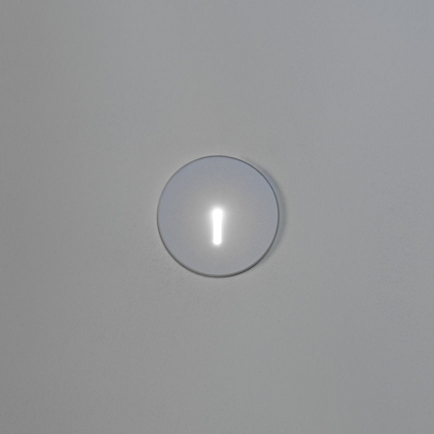 LED laiptų šviestuvas MAGNIK LED/1,7W/230V 2700/3300/3900/4600/5700K baltas apvalus
