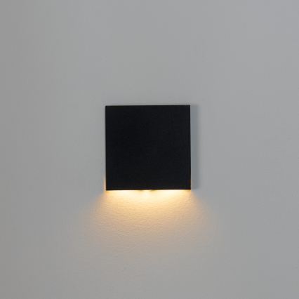 LED laiptų šviestuvas MAGNIK LED/1,7W/230V 2700/3300/3900/4600/5700K juodas kvadratinis