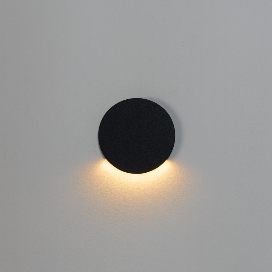 LED laiptų šviestuvas MAGNIK LED/1,7W/230V 2700/3300/3900/4600/5700K juodas apvalus