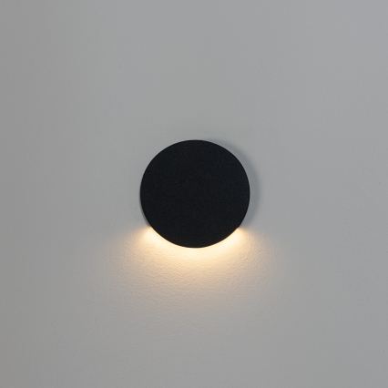 LED laiptų šviestuvas MAGNIK LED/1,7W/230V 2700/3300/3900/4600/5700K juodas apvalus