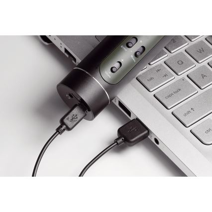 Karaokės mikrofonas 6W/5V 1500 mAh Bluetooth juodas