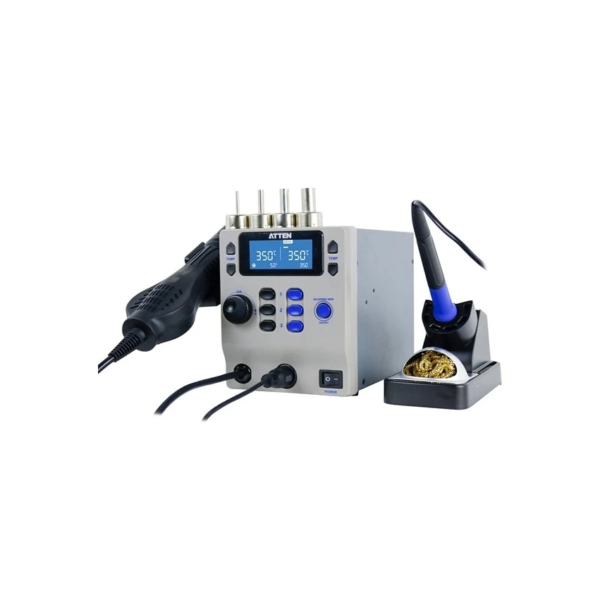 Karšto oro ir litavimo stotis su LCD ekranu 800W/230V