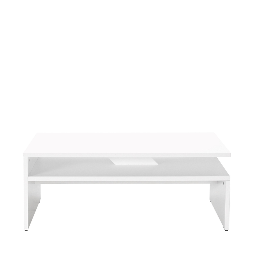 Kavos stalelis 42x110 cm balta