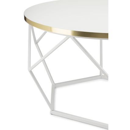 Kavos stalelis DIAMOND 40x70 cm auksas/balta