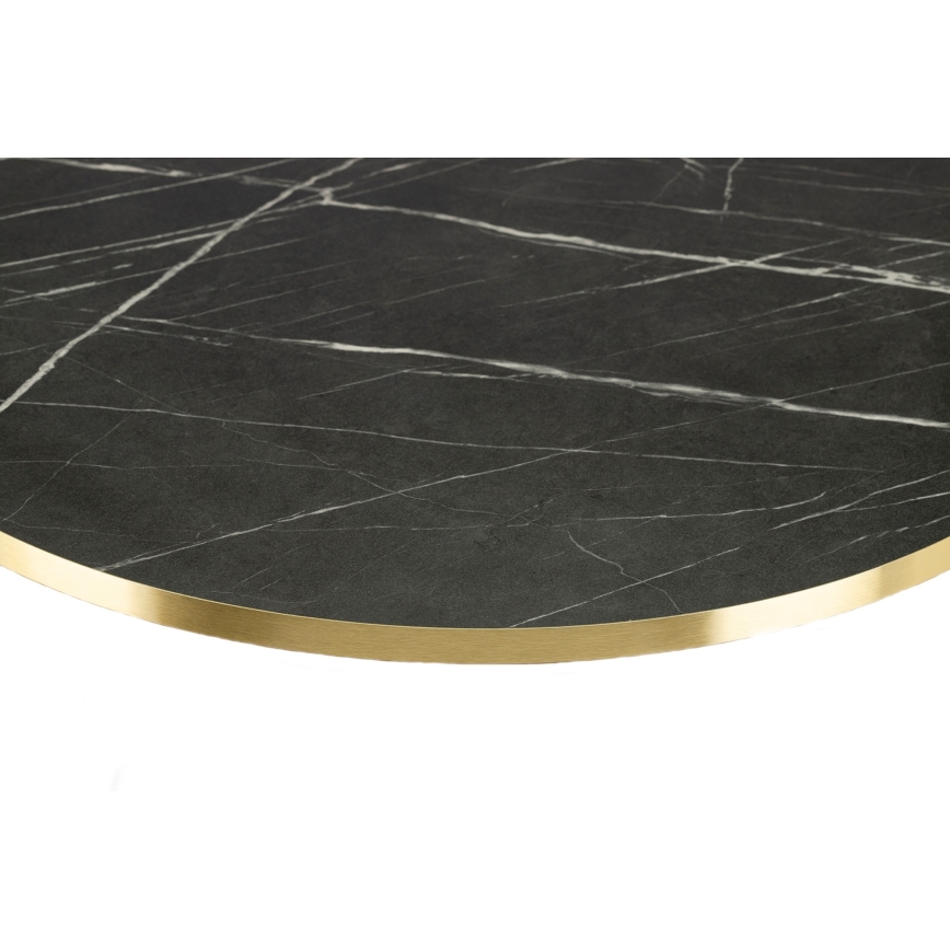 Kavos stalelis DIAMOND 40x70 cm auksas/juoda/balta