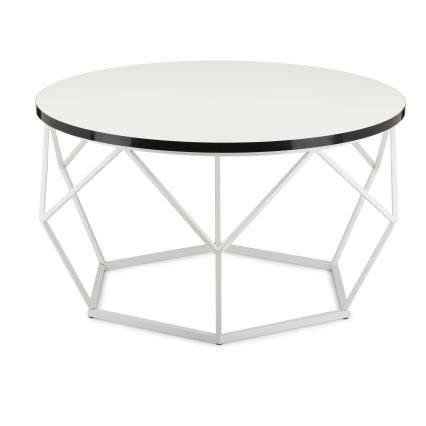 Kavos stalelis DIAMOND 40x70 cm juoda/balta