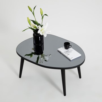 Kavos stalelis GUSTO 38x75 cm juoda
