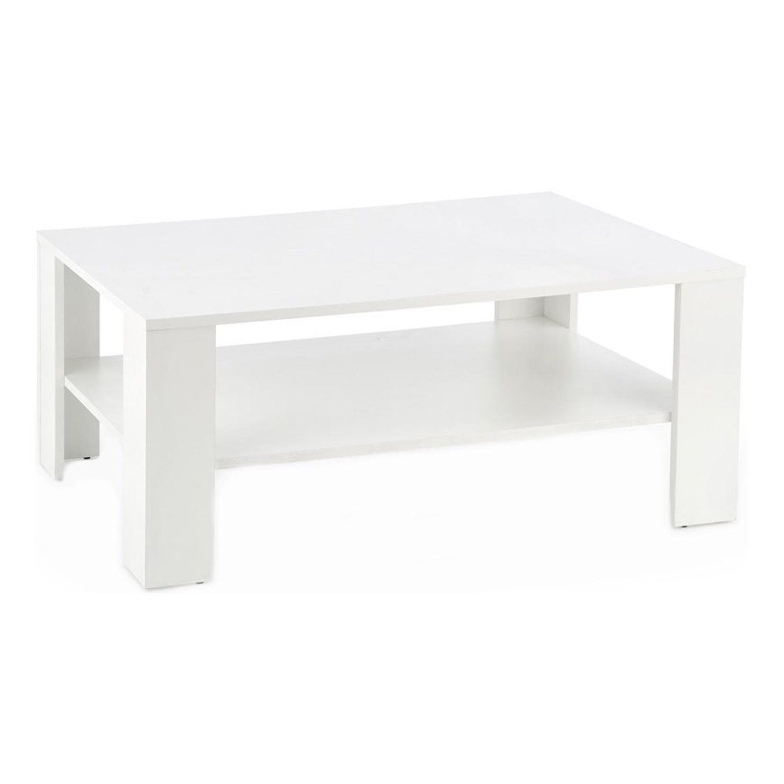 Kavos stalelis KWADRO 53x110 cm balta