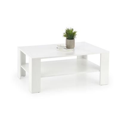 Kavos stalelis KWADRO 53x110 cm balta