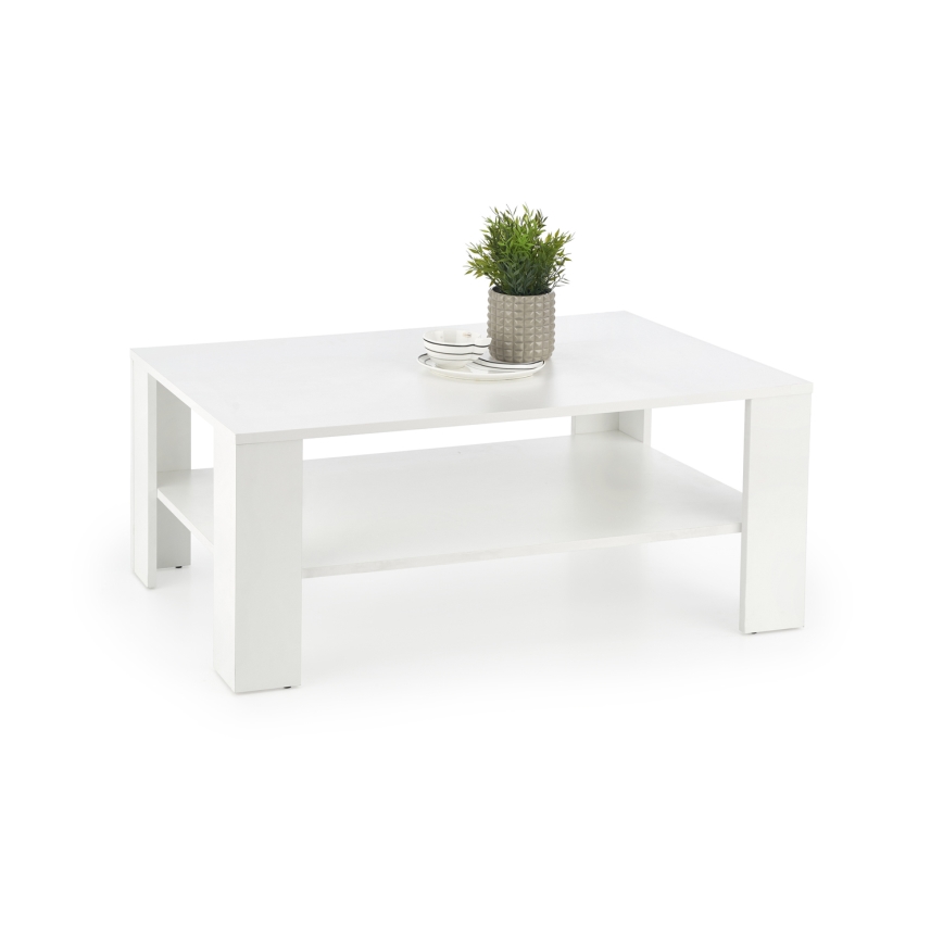 Kavos stalelis KWADRO 53x110 cm balta
