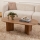 Kavos stalelis OVAL 60x120 cm ruda