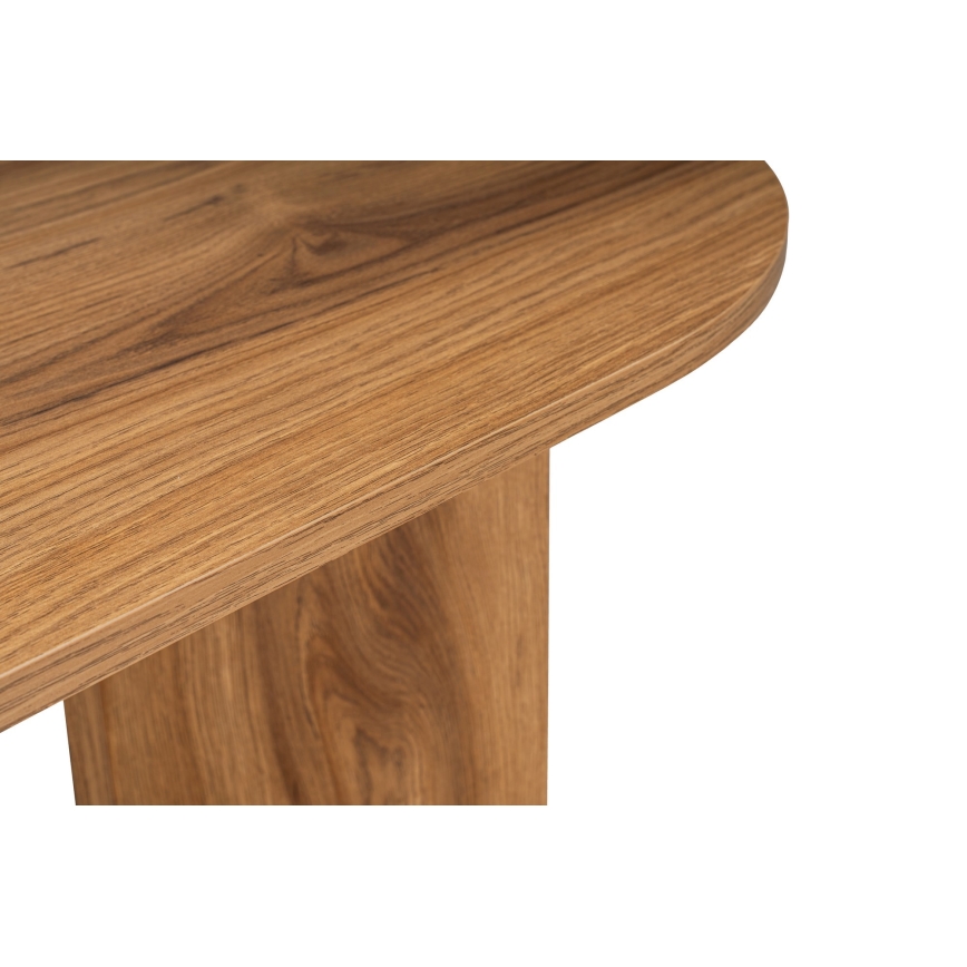 Kavos stalelis OVAL 60x120 cm ruda