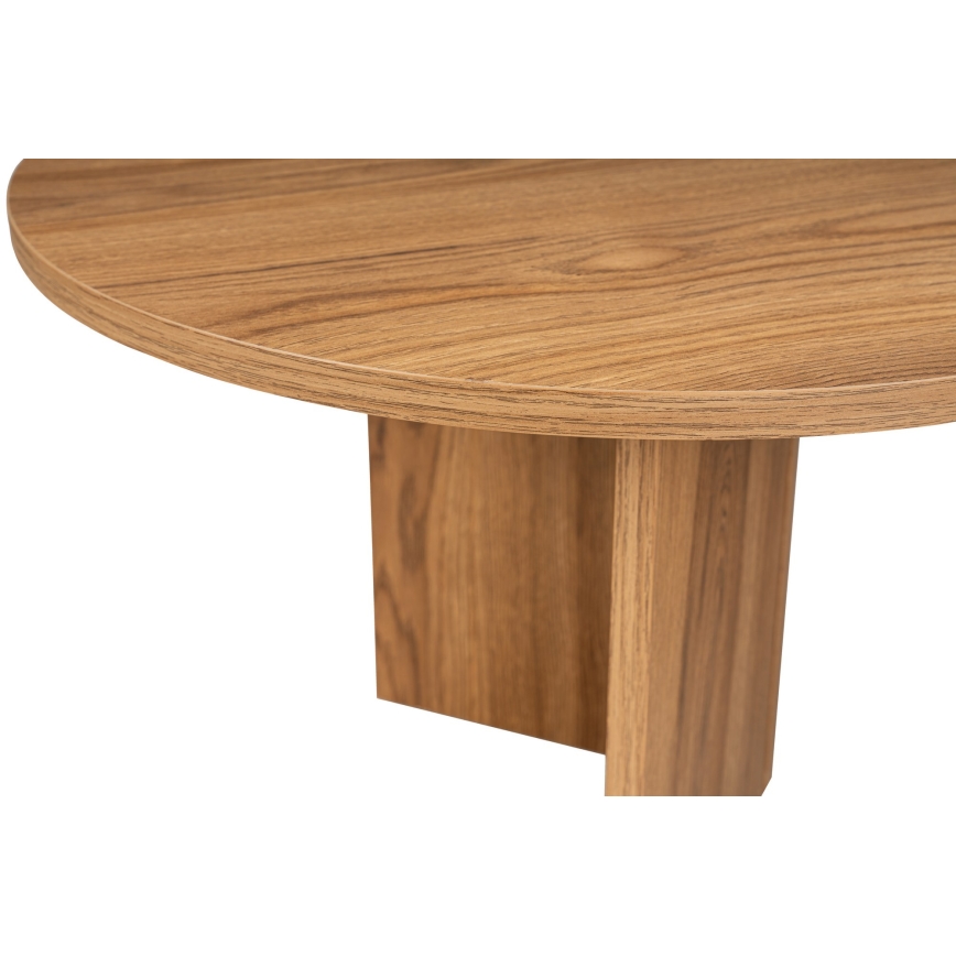 Kavos stalelis OVAL 60x120 cm ruda