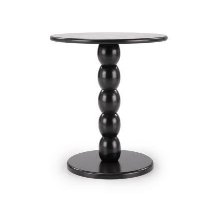 Kavos staliukas CIRILA, skersmuo 40 cm, juodas