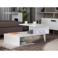 Kavos staliukas CONCETTA 40x90 cm baltas