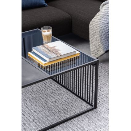 Kavos staliukas DEVIN juodas