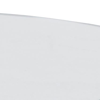 Kavos staliukas LUCA 82 cm skaidrus/sidabrinis