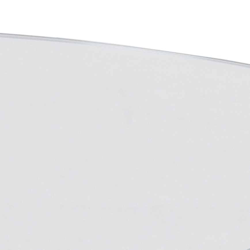 Kavos staliukas LUCA 82 cm skaidrus/sidabrinis