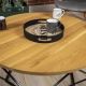 Kavos staliukas OAKLOFT 41,5x90 cm juodas/ąžuolas