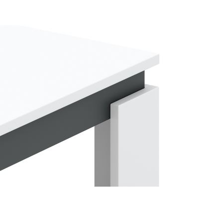 Kavos staliukas OLAF baltas/antracitas