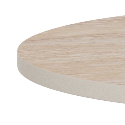 Kavos staliukas SANTORINI, skersmuo 45 cm, smėlio/pilka/keramika