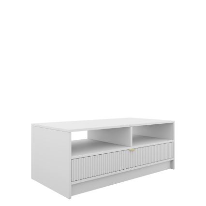 Kavos staliukas TIRENO 100x40 cm baltas