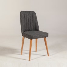 Kėdė VINA 85x46 cm antracito/smėlio spalvos