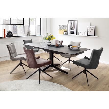 Kėdė ZAIRA 1 vnt. ruda/raudona