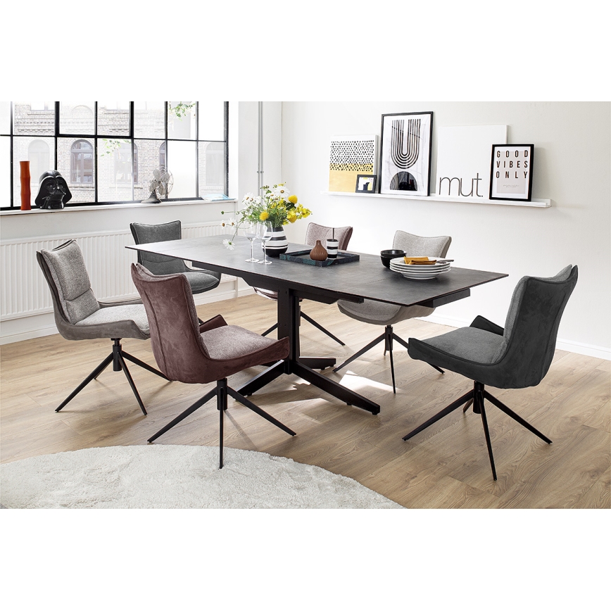 Kėdė ZAIRA 1 vnt. ruda/raudona