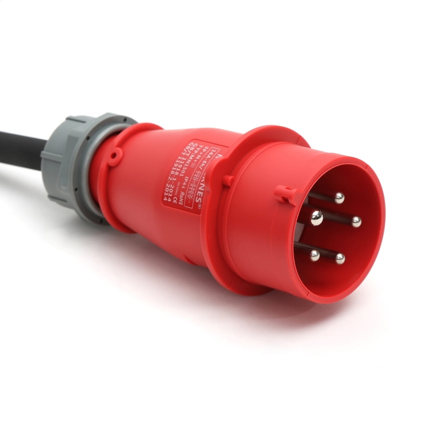 Kelioninė įkrovimo stotelė elektromobiliams EV/PHEV AC Type 2 32A/400V 22kW IP55 5m + adapteris 230V 3,7kW + dėklas