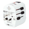 Kelioninis adapteris PRO Light USB AC45PD - Pasaulinis, UK+USA+AUS/CN USB A+C 45W