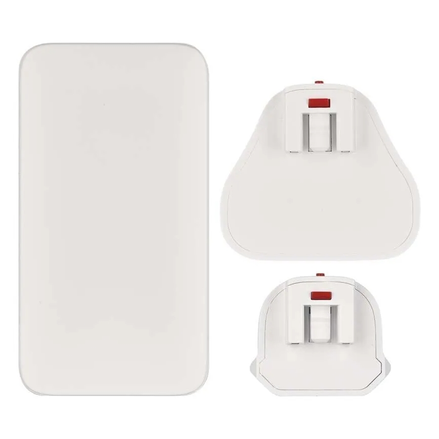 Kelioninis GaN adapteris su keičiamais USB kištukais 100-250V