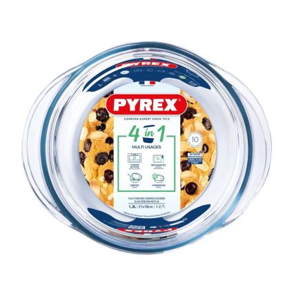 Kepimo indas su dangčiu PYREX 1,3 l