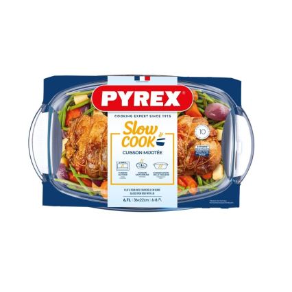 Kepimo indas su dangčiu PYREX 6,7 l