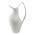 Keraminė balta vaza, 33x17x19 cm