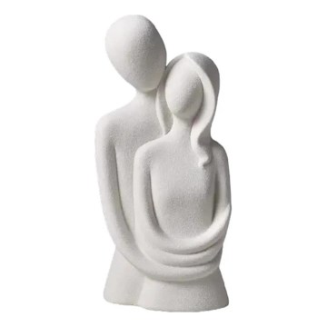 Keraminė stalo dekoracija 21x8,5x10 cm balta
