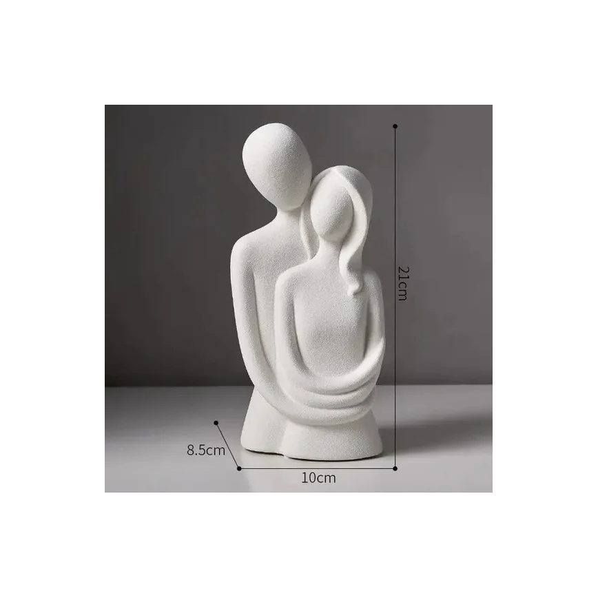 Keraminė stalo dekoracija 21x8,5x10 cm balta