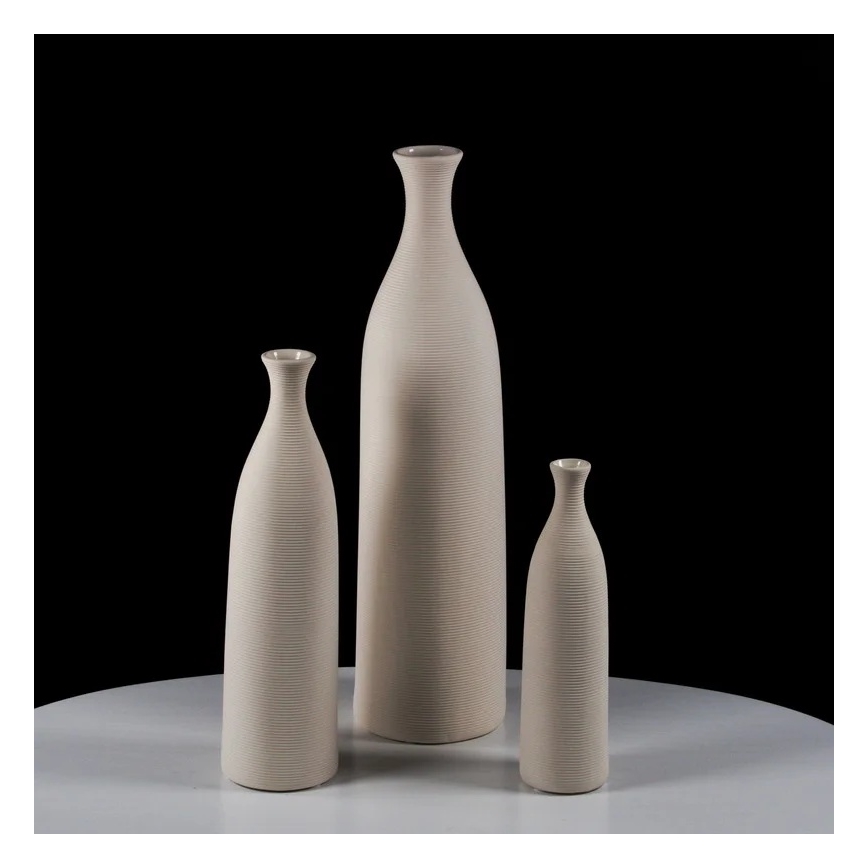 Keraminė vaza, 25 cm, balta