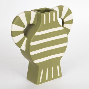 Keraminė vaza 32x30,8 cm žalia