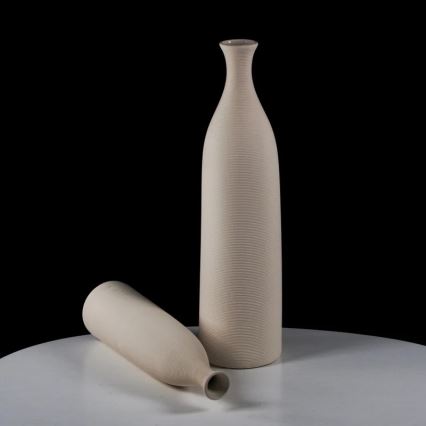 Keraminė vaza 33 cm, balta